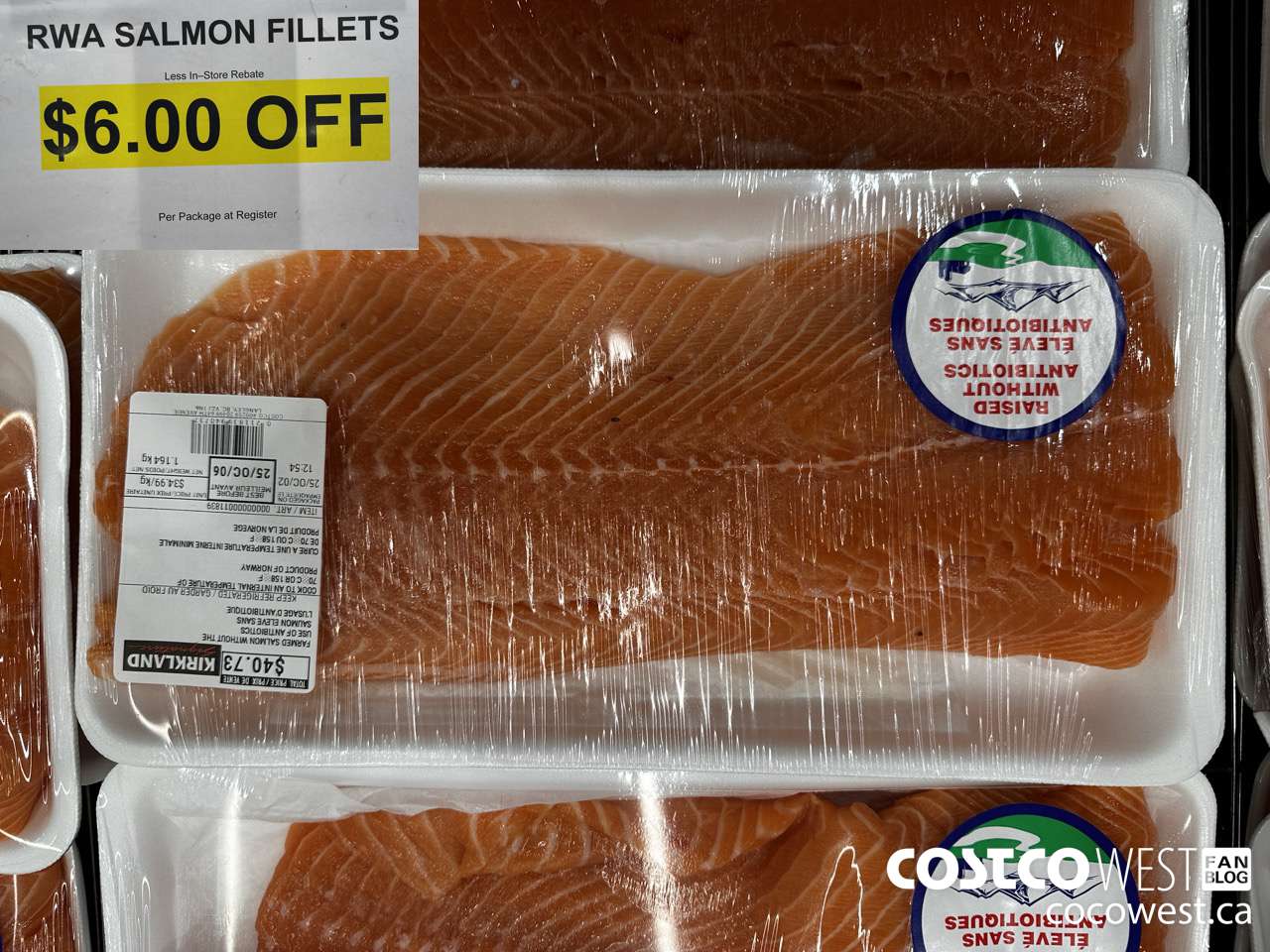 11839 RWA SALMON FILLETS ($6.00 INSTANT SAVINGS)