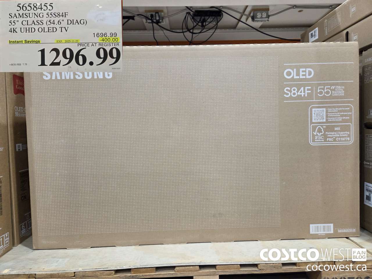 5658455 SAMSUNG 55S84F 55