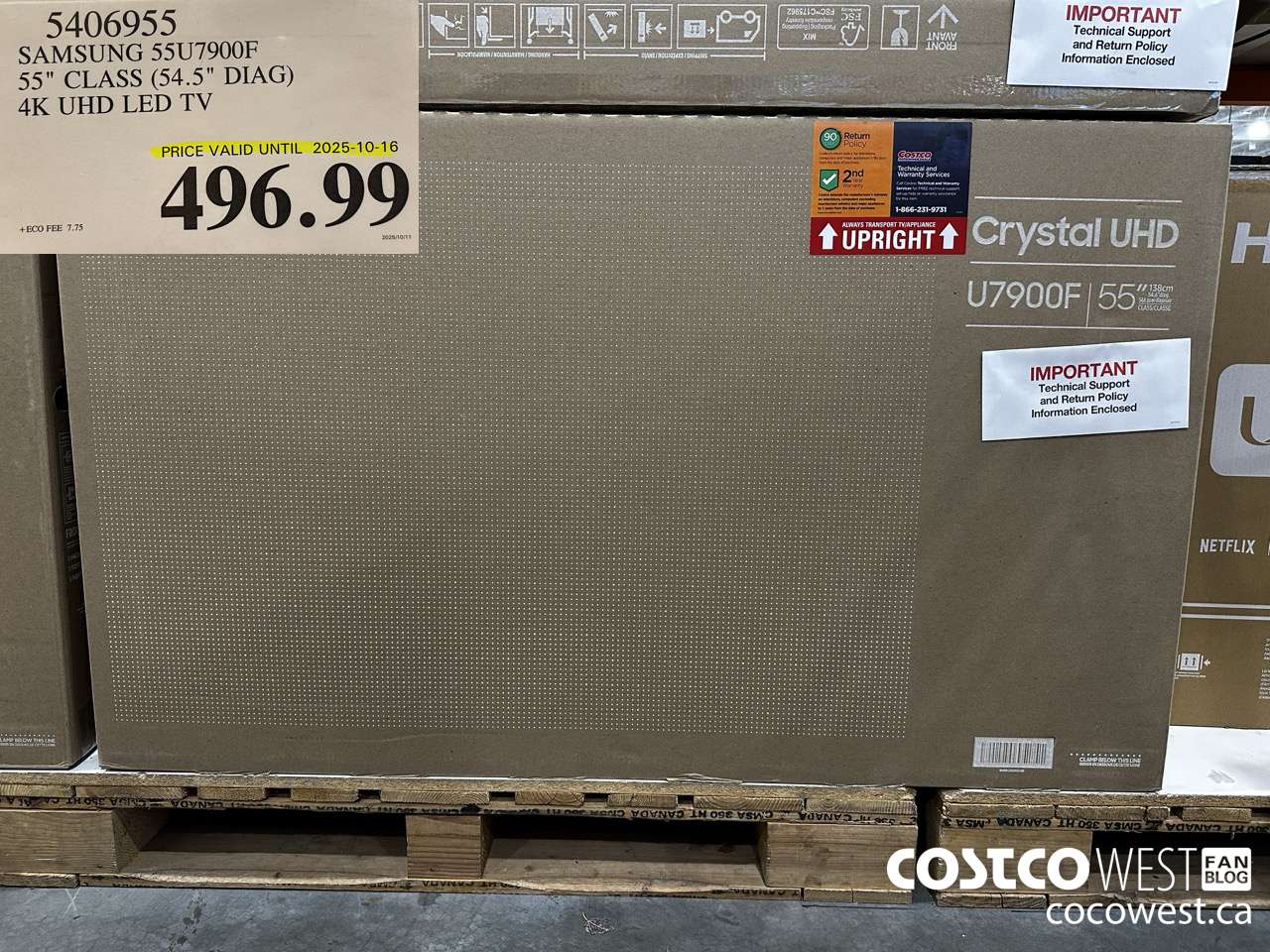 5406955 SAMSUNG 55U7900F 55