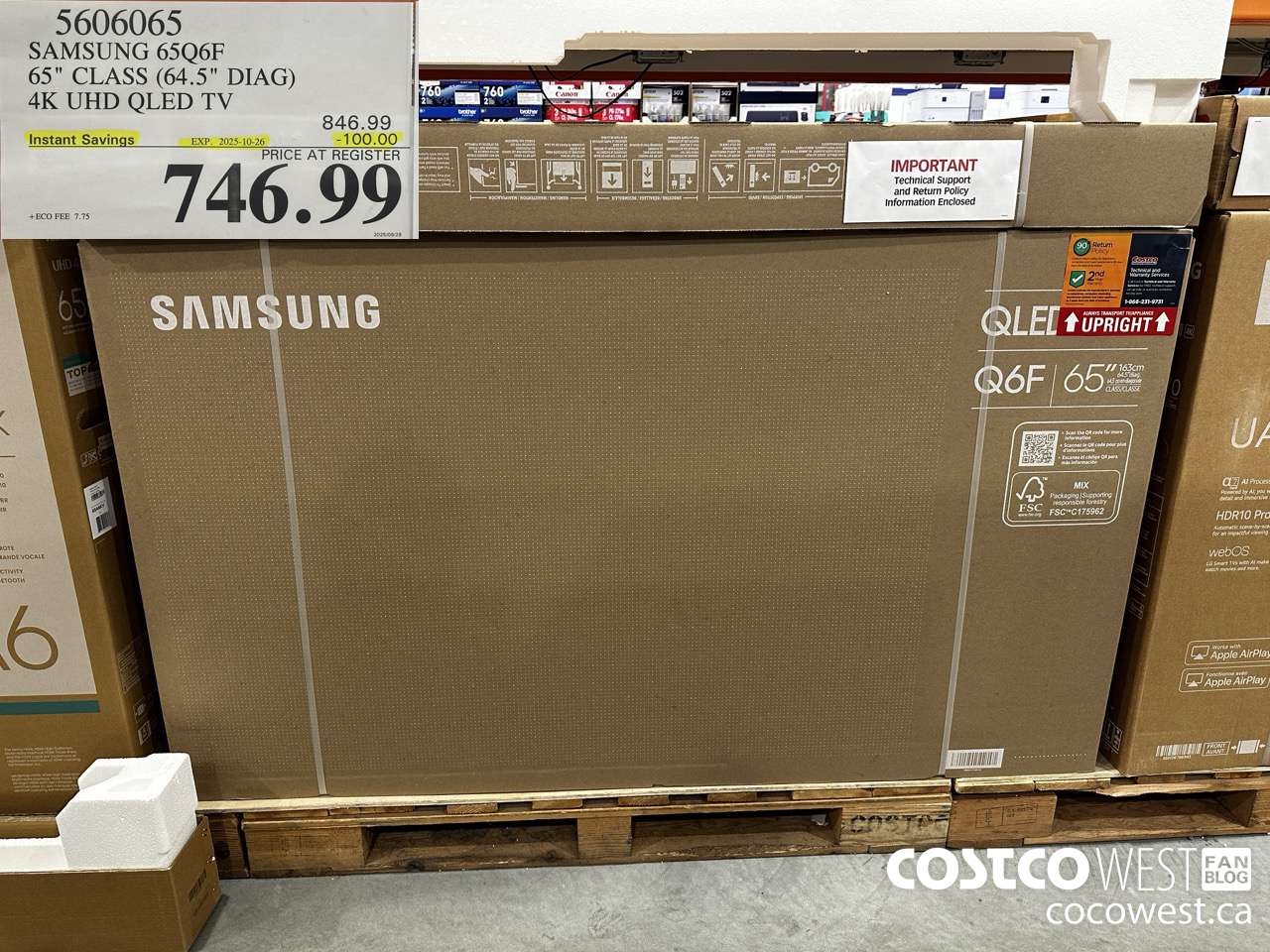 5606065 SAMSUNG 65Q6F 65