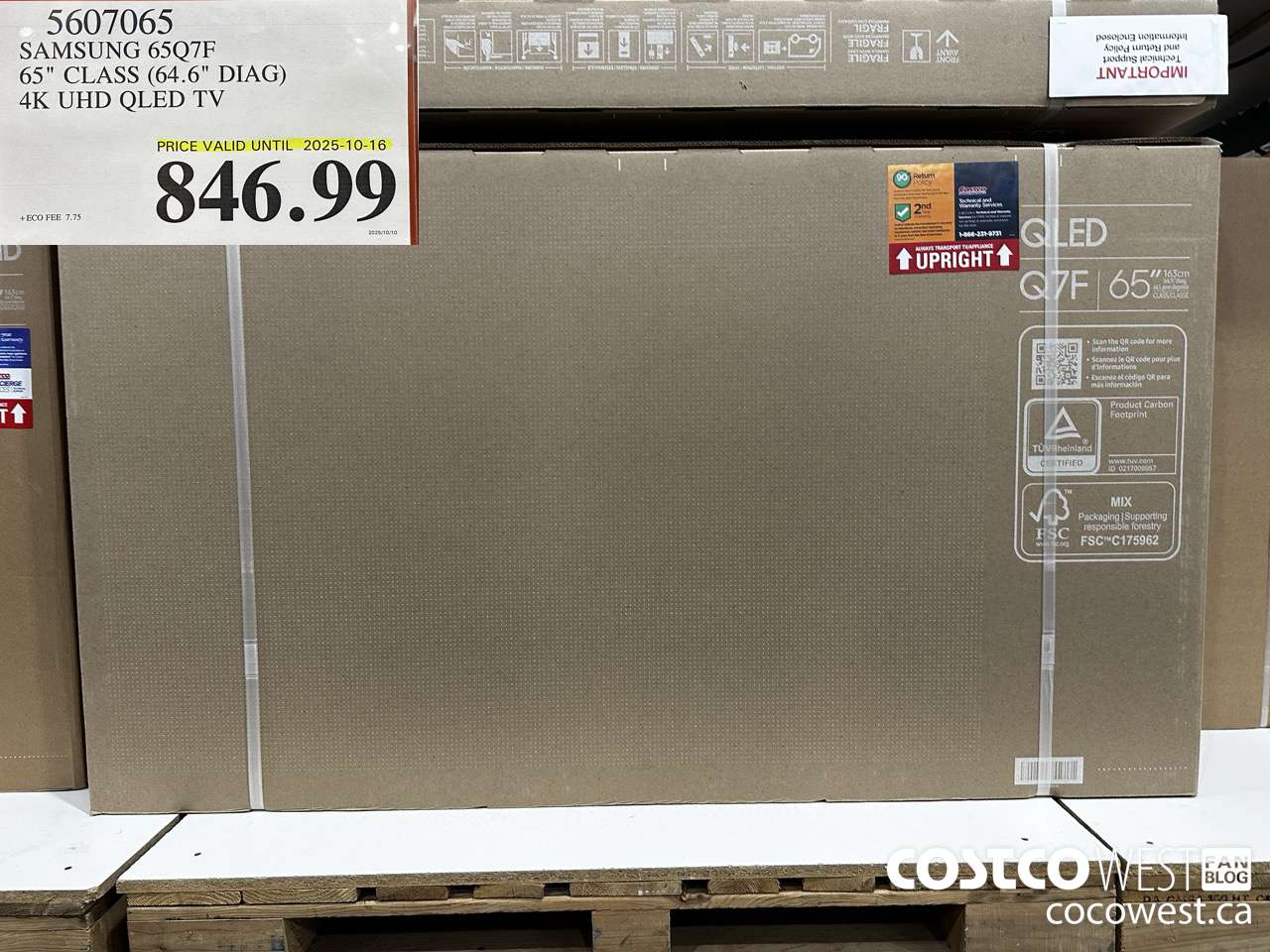 5607065 SAMSUNG 65Q7F 65