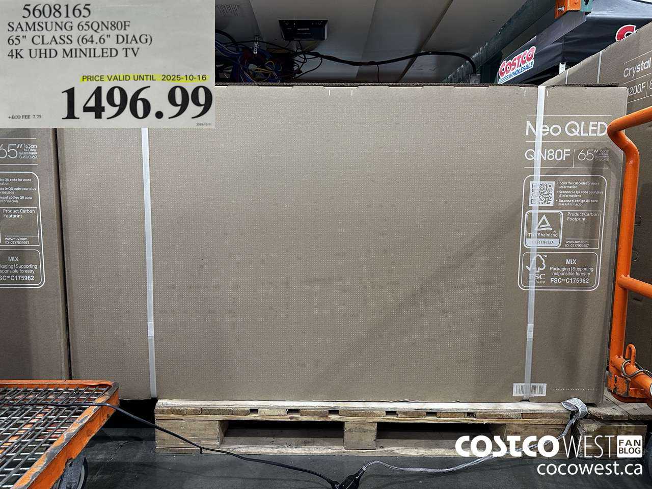 5608165 SAMSUNG 65QN80F 65