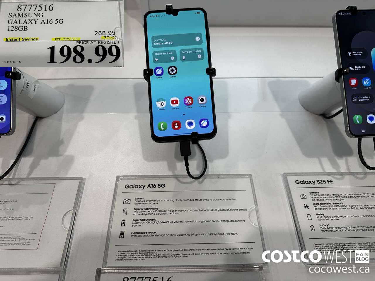 8777516 SAMSUNG GALAXY A16 5G 128GB ($70.00 INSTANT SAVINGS EXPIRES ON 2025-10-10) $198.99