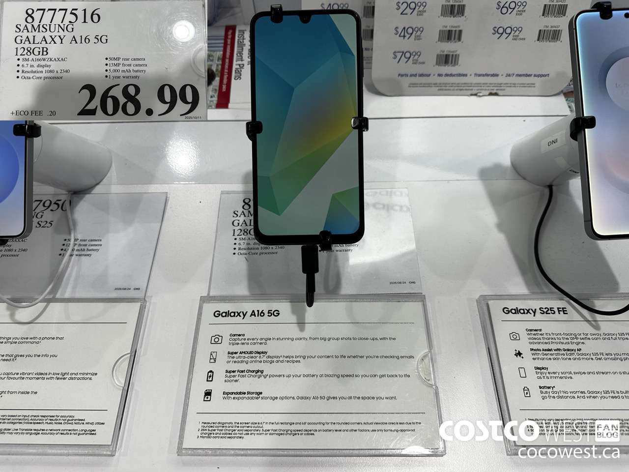 8777516 SAMSUNG GALAXY A16 5G 128GB $268.99