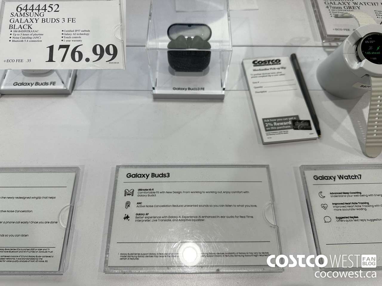 6444452 SAMSUNG GALAXY BUDS 3 FE BLACK $176.99