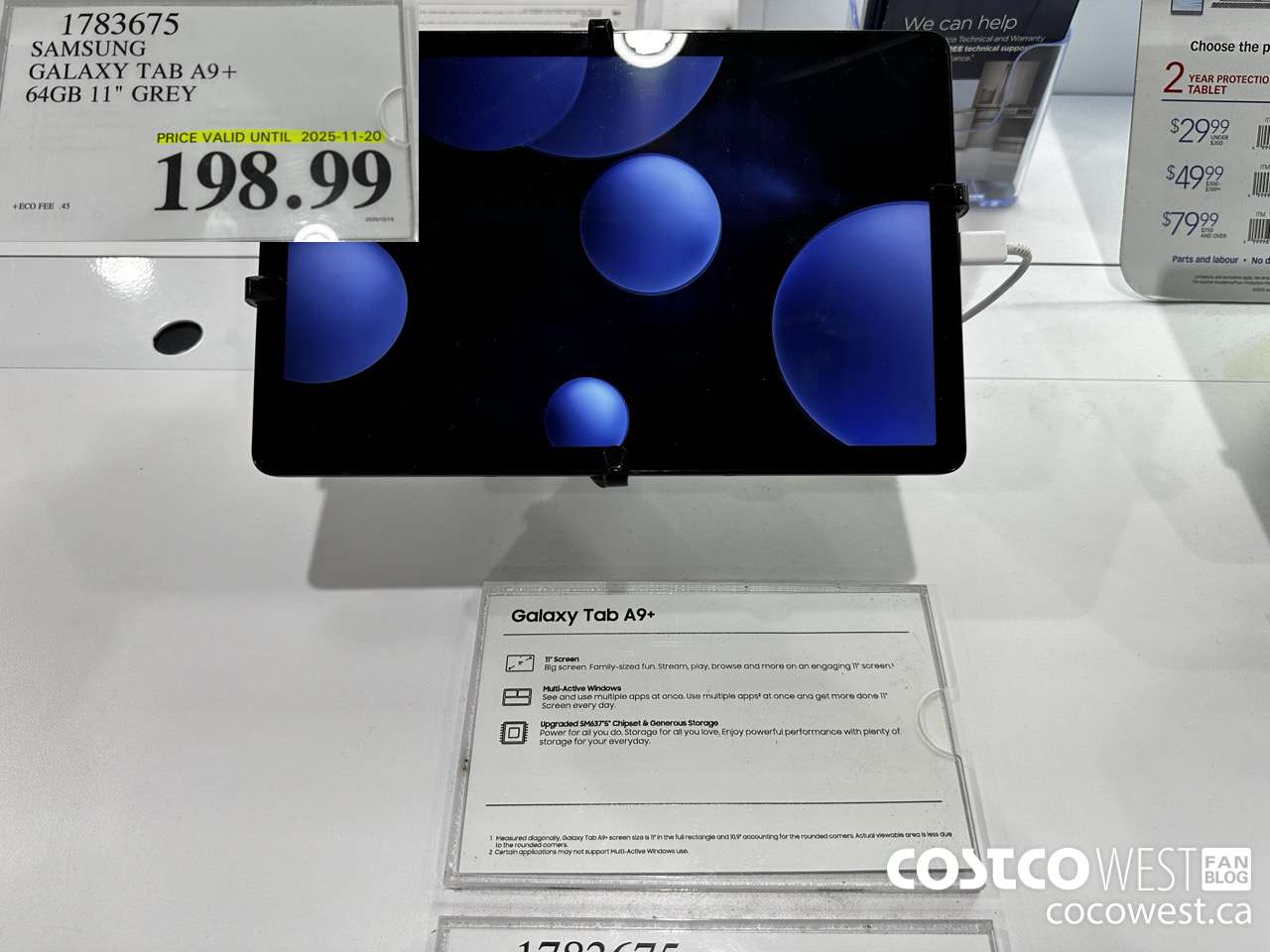 1783675 SAMSUNG GALAXY TAB A9+ 64GB 11