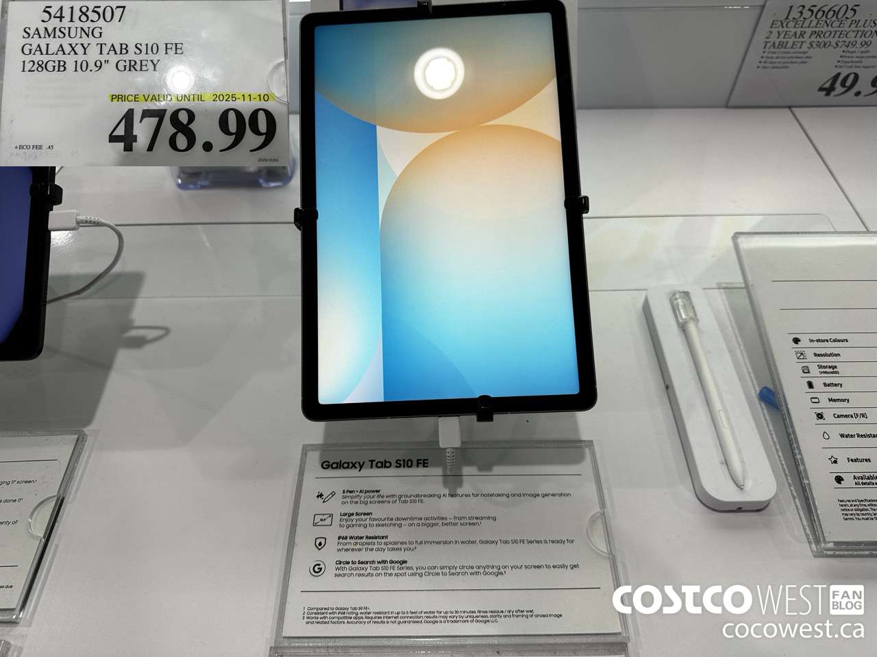 5418507 SAMSUNG GALAXY TAB S10 FE 128GB 10.9