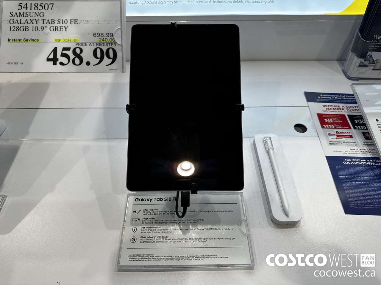 5418507 SAMSUNG GALAXY TAB S10 FE 128GB 10.9