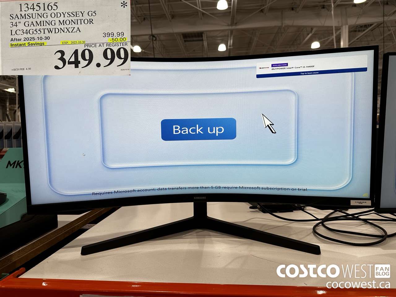 1345165 SAMSUNG ODYSSEY G5 34