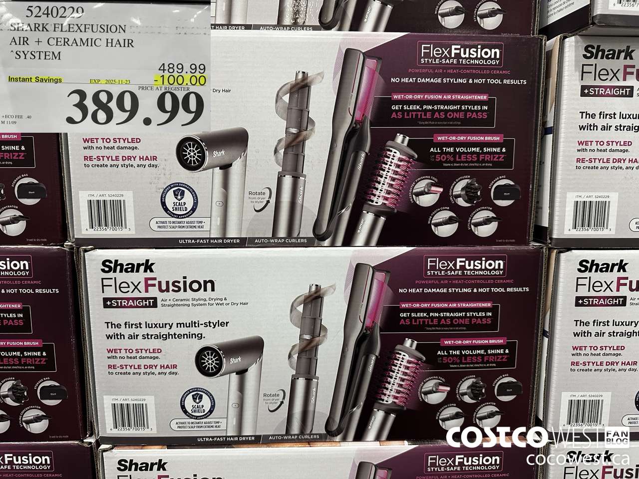 5240229 SHARK FLEXFUSION AIR + CERAMIC HAIR SYSTEM ($100.00 INSTANT SAVINGS EXPIRES ON 2025-11-23) $389.99