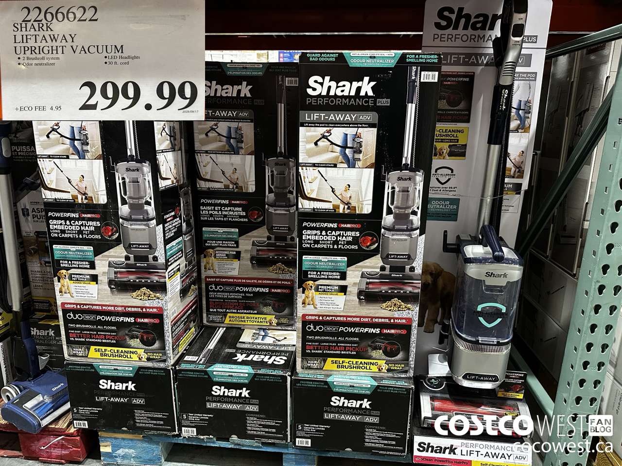 2266622 SHARK LIFTAWAY UPRIGHT VACUUM $299.99