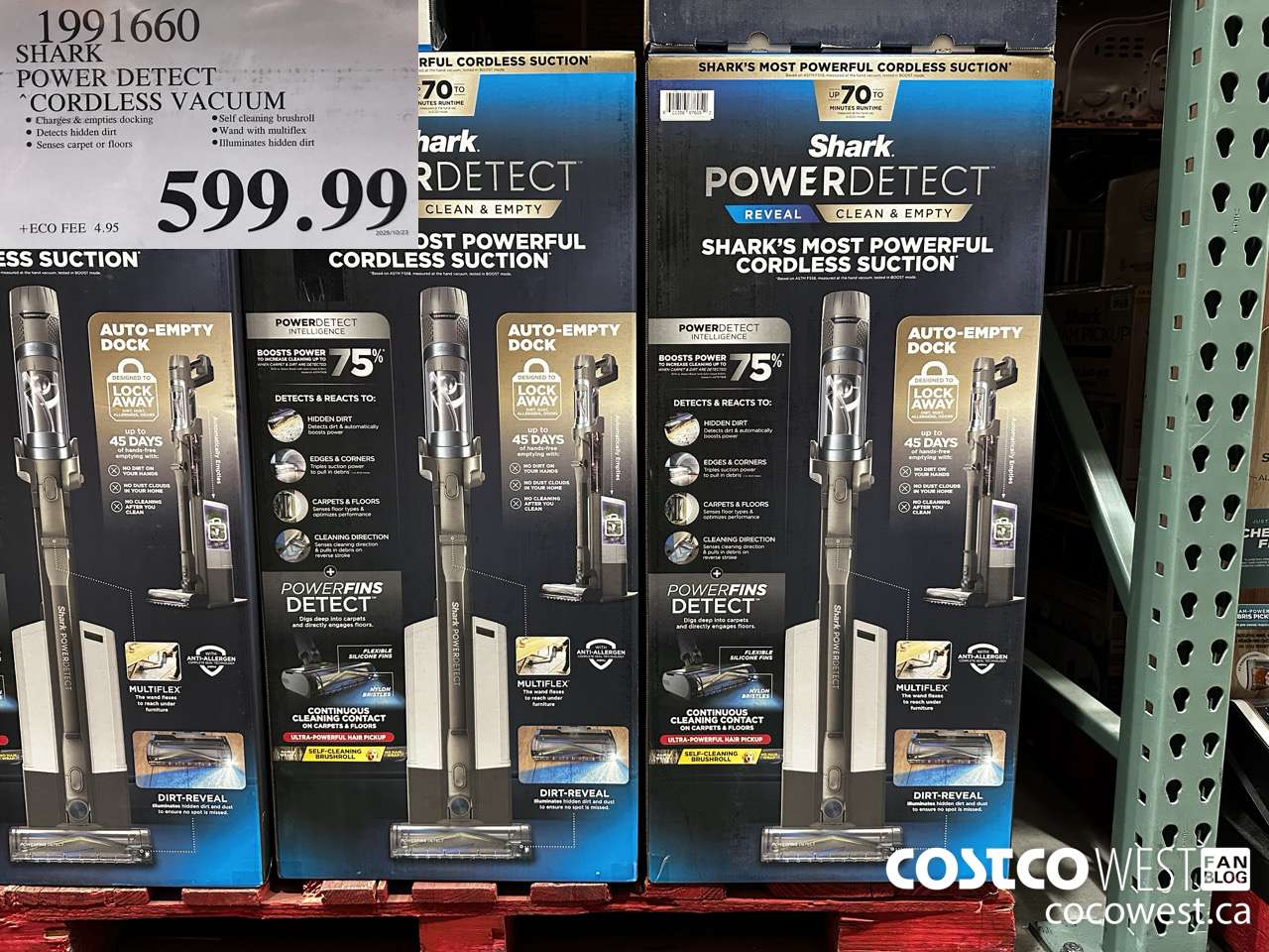 1991660 SHARK POWER DETECT CORDLESS VACUUM $599.99