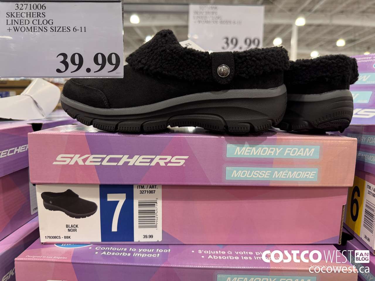 3271006 SKECHERS LINED CLOG WOMENS SIZES 6-11 $39.99