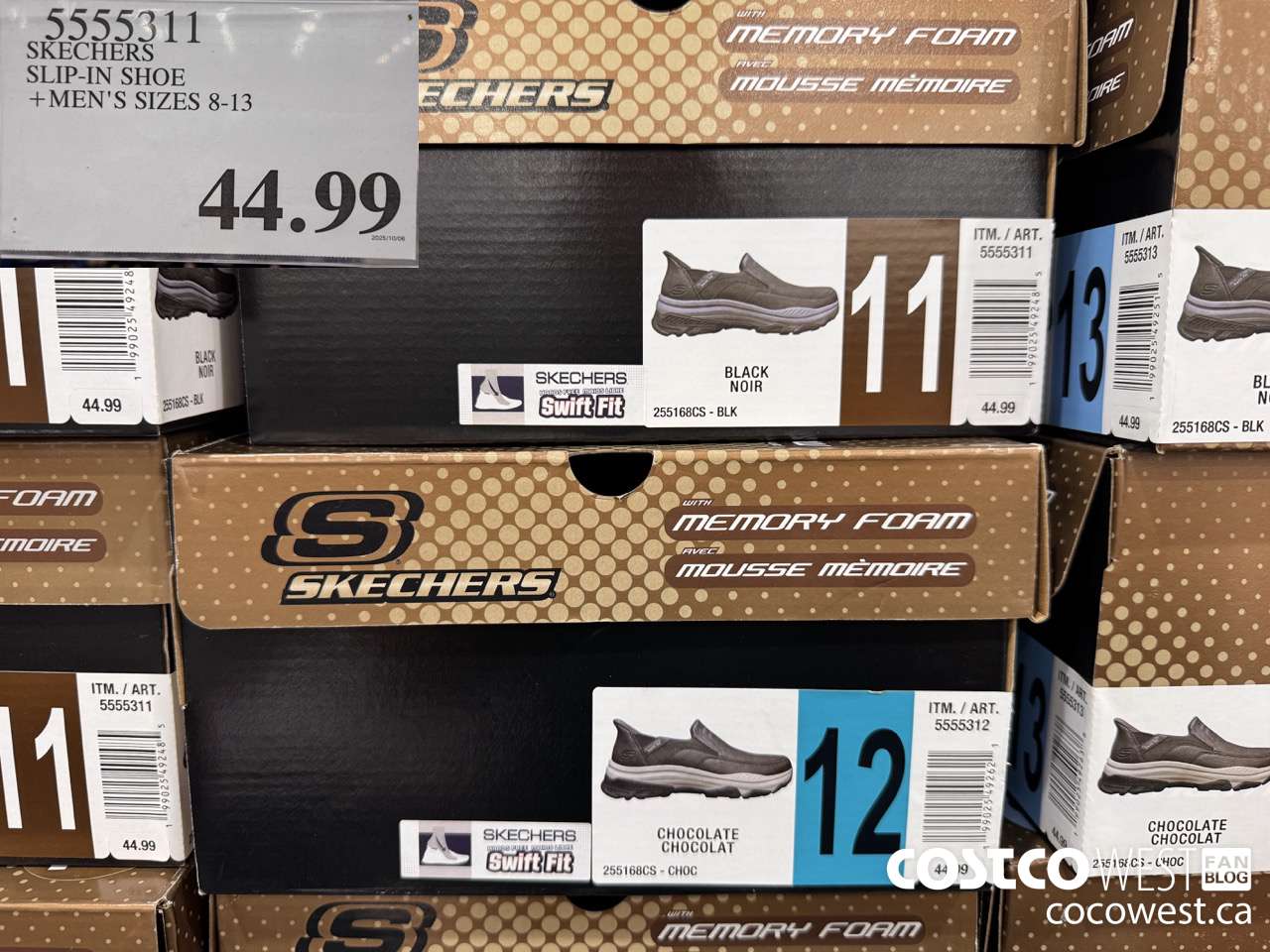5555311 SKECHERS SLIP-IN SHOE MENS SIZES 8-13 $44.99
