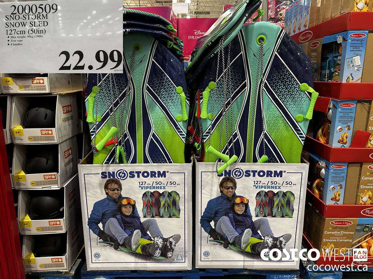 2000509 SNO-STORM SNOW SLED 127CM (50IN) $22.99