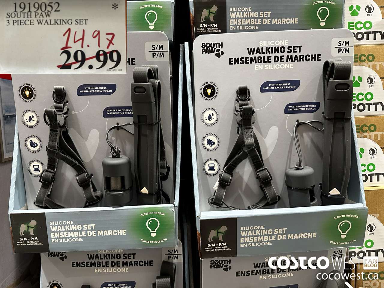 1919052 SOUTH PAW 3 PIECE WALKING SET $14.97