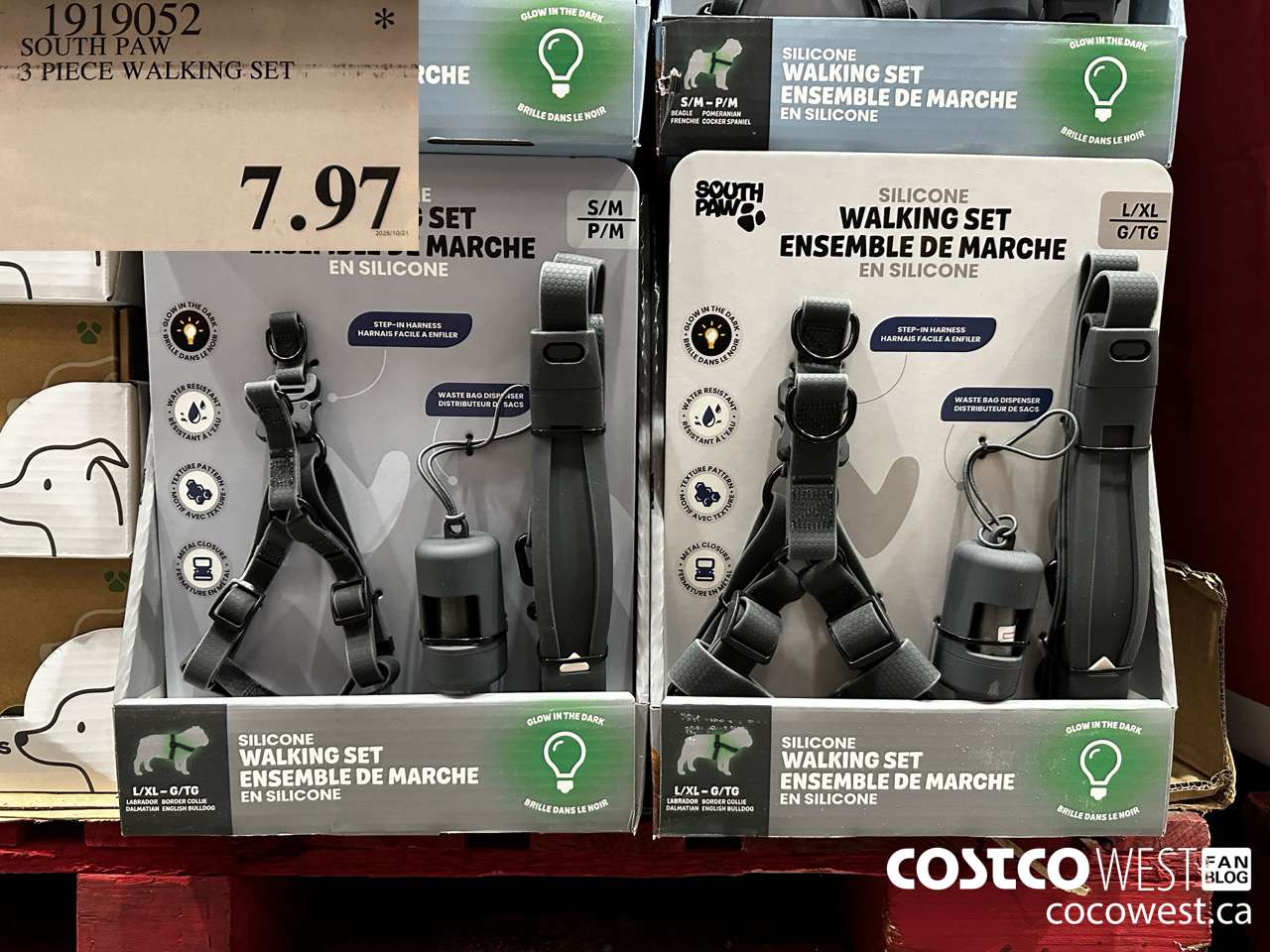 1919052 SOUTH PAW 3 PIECE WALKING SET $7.97