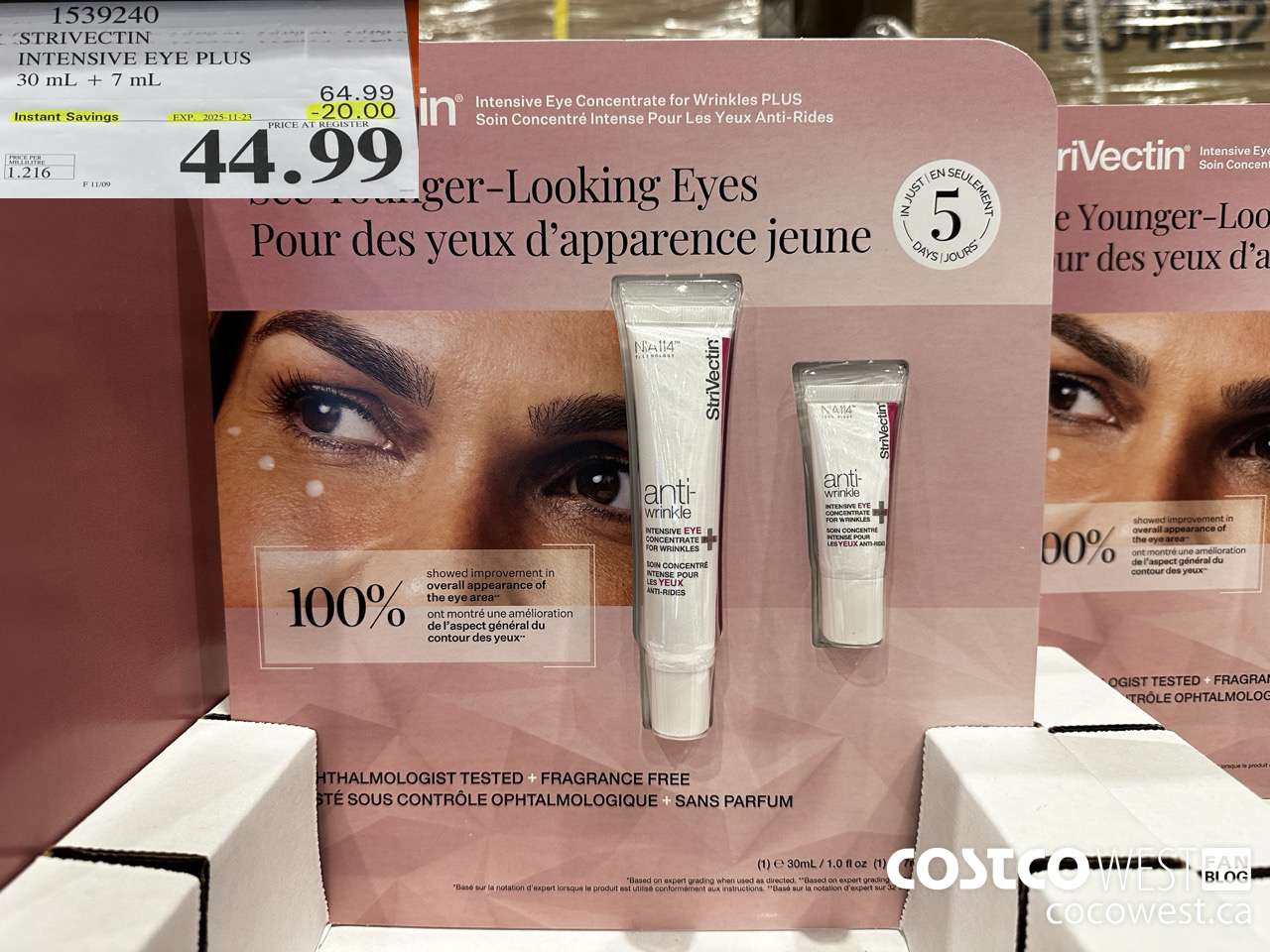 1539240 STIVECTIN INSENSITIVE EYE PLUS 30 ML + 7 ML ($20.00 INSTANT SAVINGS EXPIRES ON 2024-11-23) $44.99