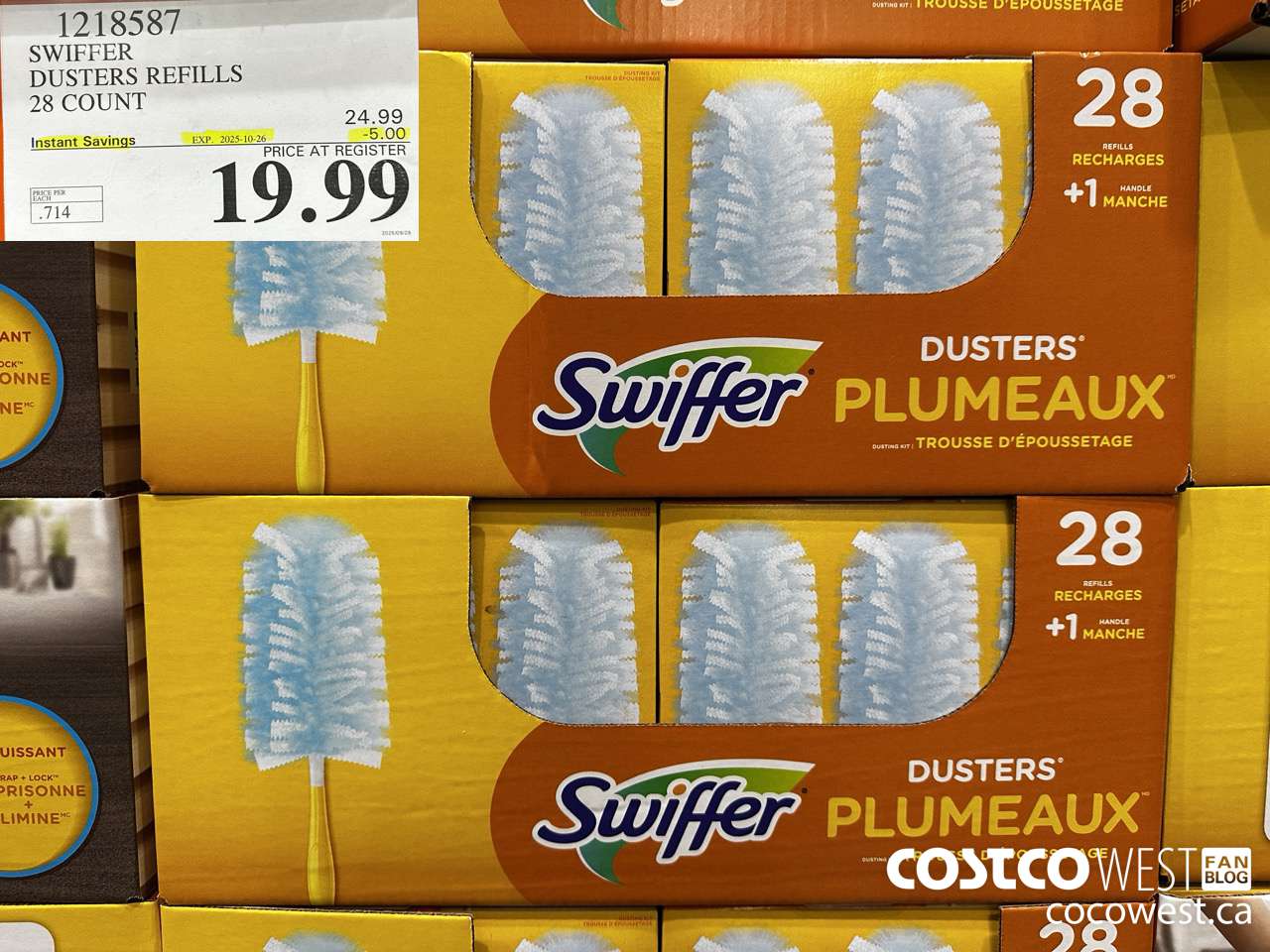 1218587 SWIFFER DUSTERS REFILLS 28 COUNT ($5.00 INSTANT SAVINGS EXPIRES ON 2025-10-26) $19.99