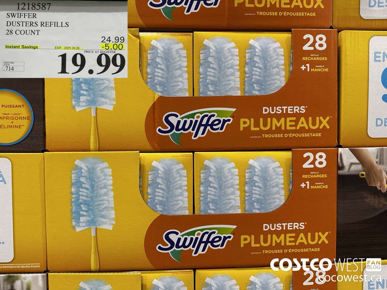 1218587 SWIFFER DUSTERS REFILLS 28 COUNT ($5.00 INSTANT SAVINGS EXPIRES ON 2025-10-26) $19.99