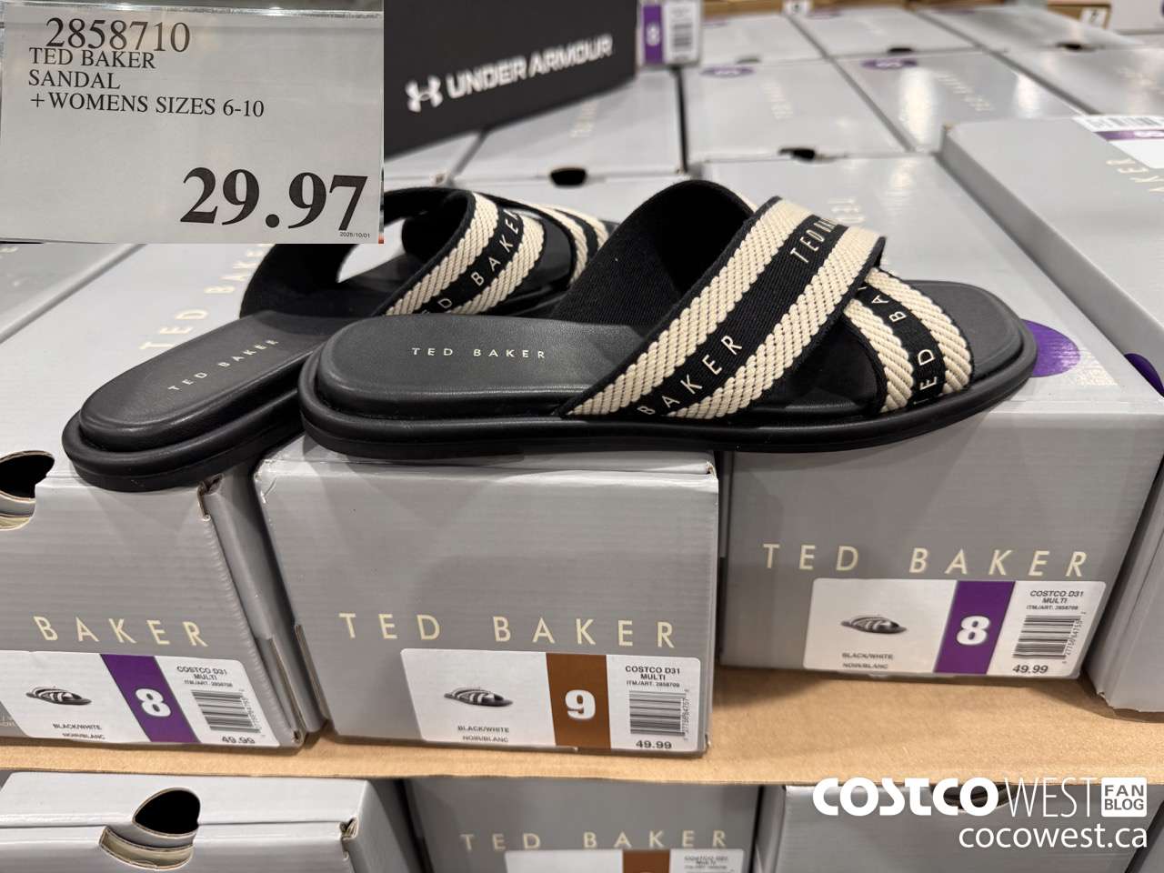 2858710 TED BAKER SANDAL WOMENS SIZES 6-10 $29.97