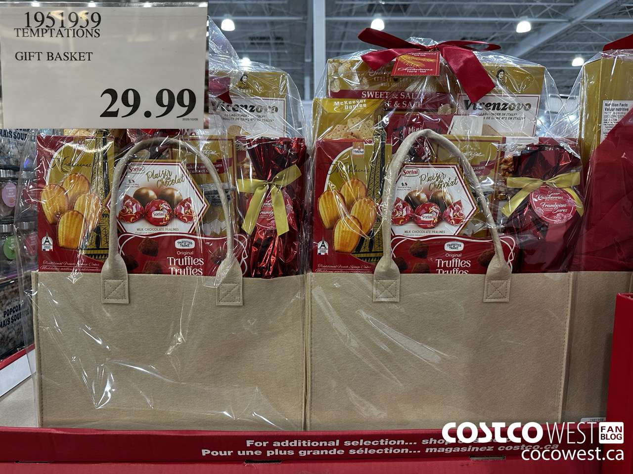 1951959 TEMPTATIONS GIFT BASKET $29.99