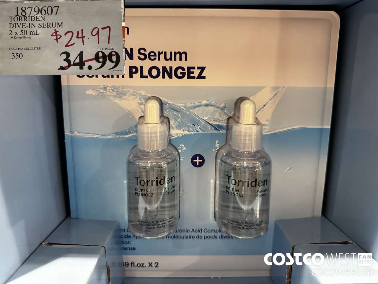 1879607 TORRIDEN DIVE-IN SERUM 2 X 50ML $24.97