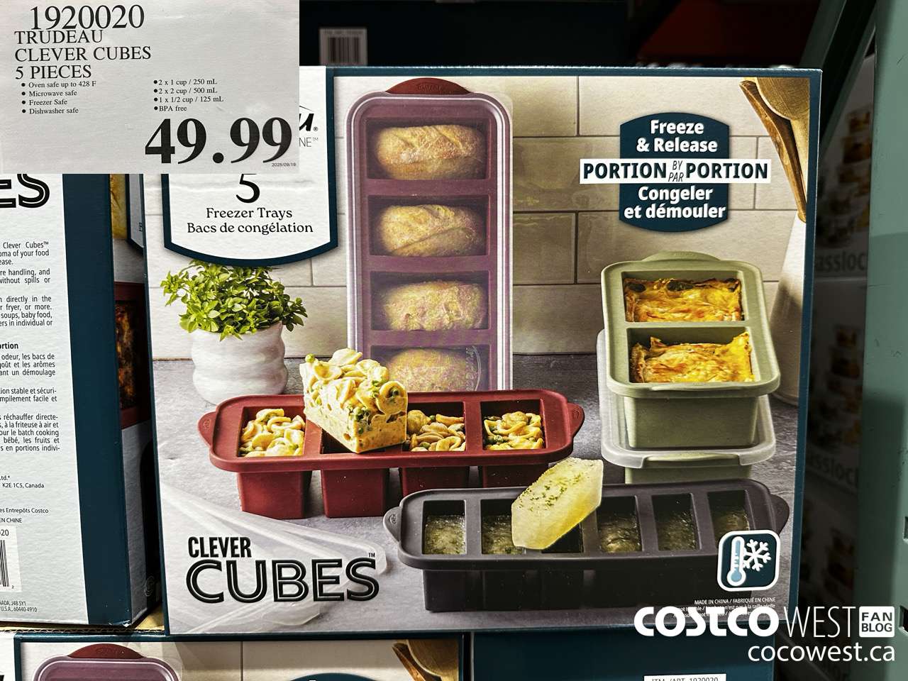 1920020 TRUDEAU CLEVER CUBES 5 PIECES $49.99