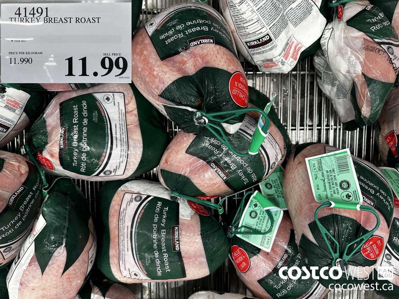 41491 TURKEY BREAST ROAST $11.99