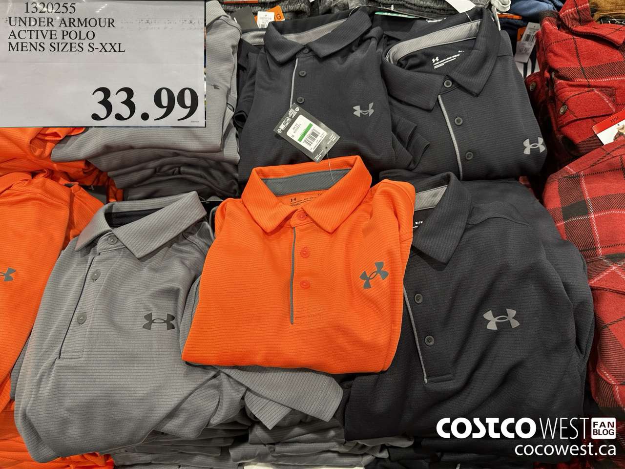 1320255 UNDER ARMOUR ACTIVE POLO MENS SIZES S-XXL $33.99