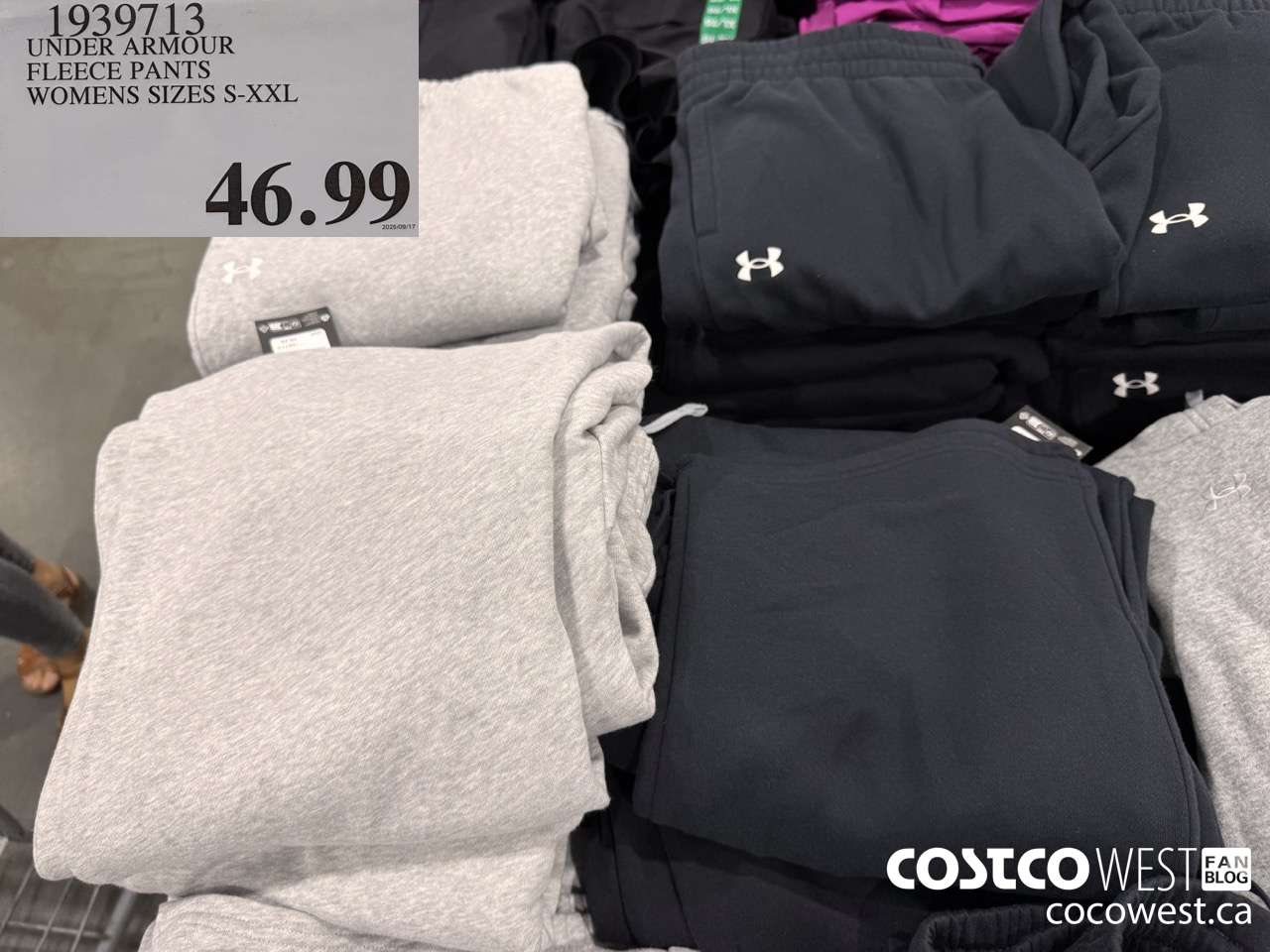 1939713 UNDER ARMOUR FLEECE PANTS WOMENS SIZES S-XXL $46.99