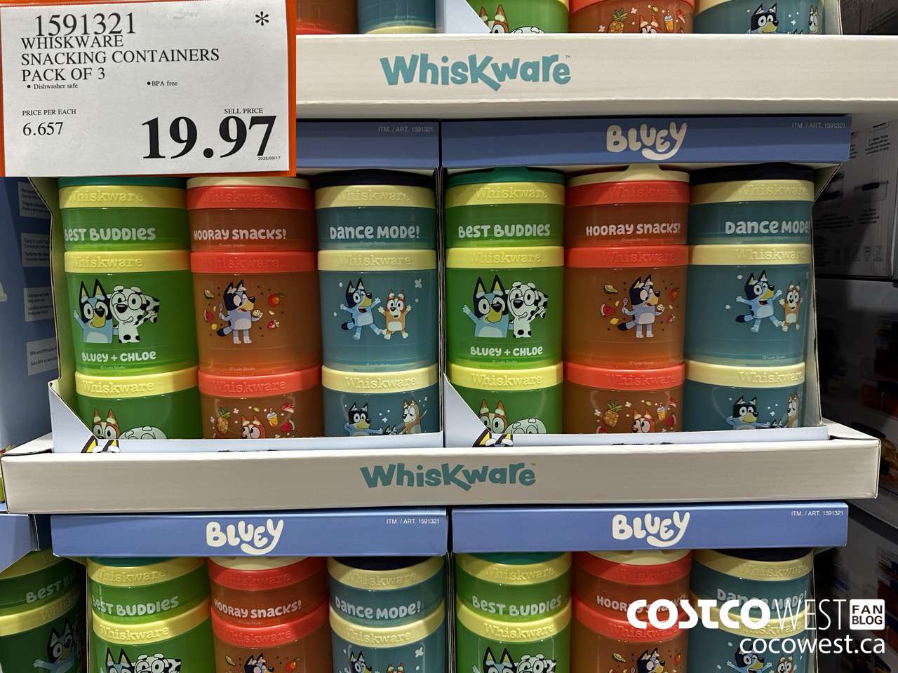 1591321 WHISKWARE SNACKING CONTAINERS PACK OF 3 $19.97