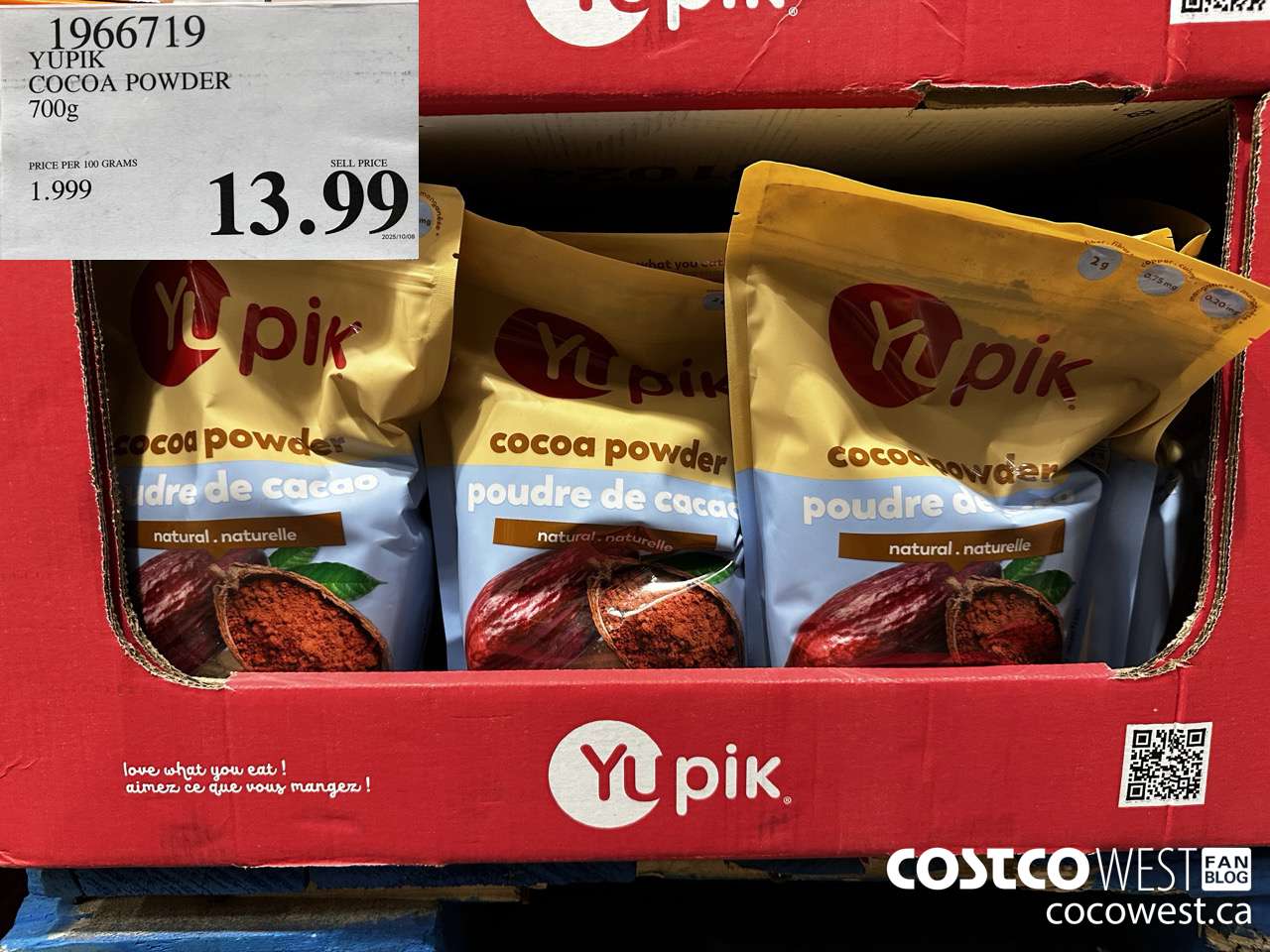 1966719 YUPIK COCOA POWDER 700G $13.99