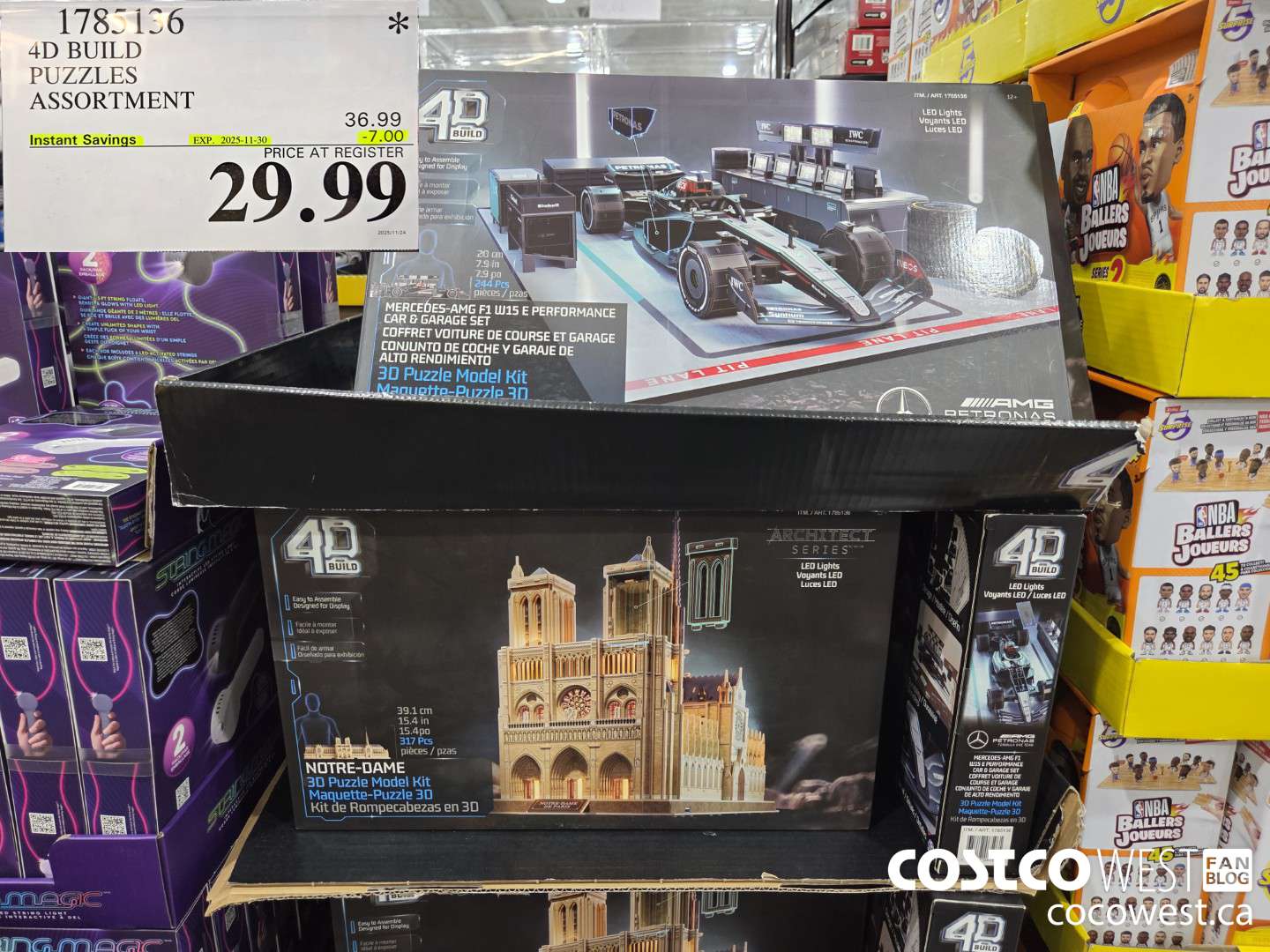 1785136 4D BUILD PUZZLES ASSORTMENT ($7.00 INSTANT SAVINGS EXPIRES ON 2025-11-30) $29.99