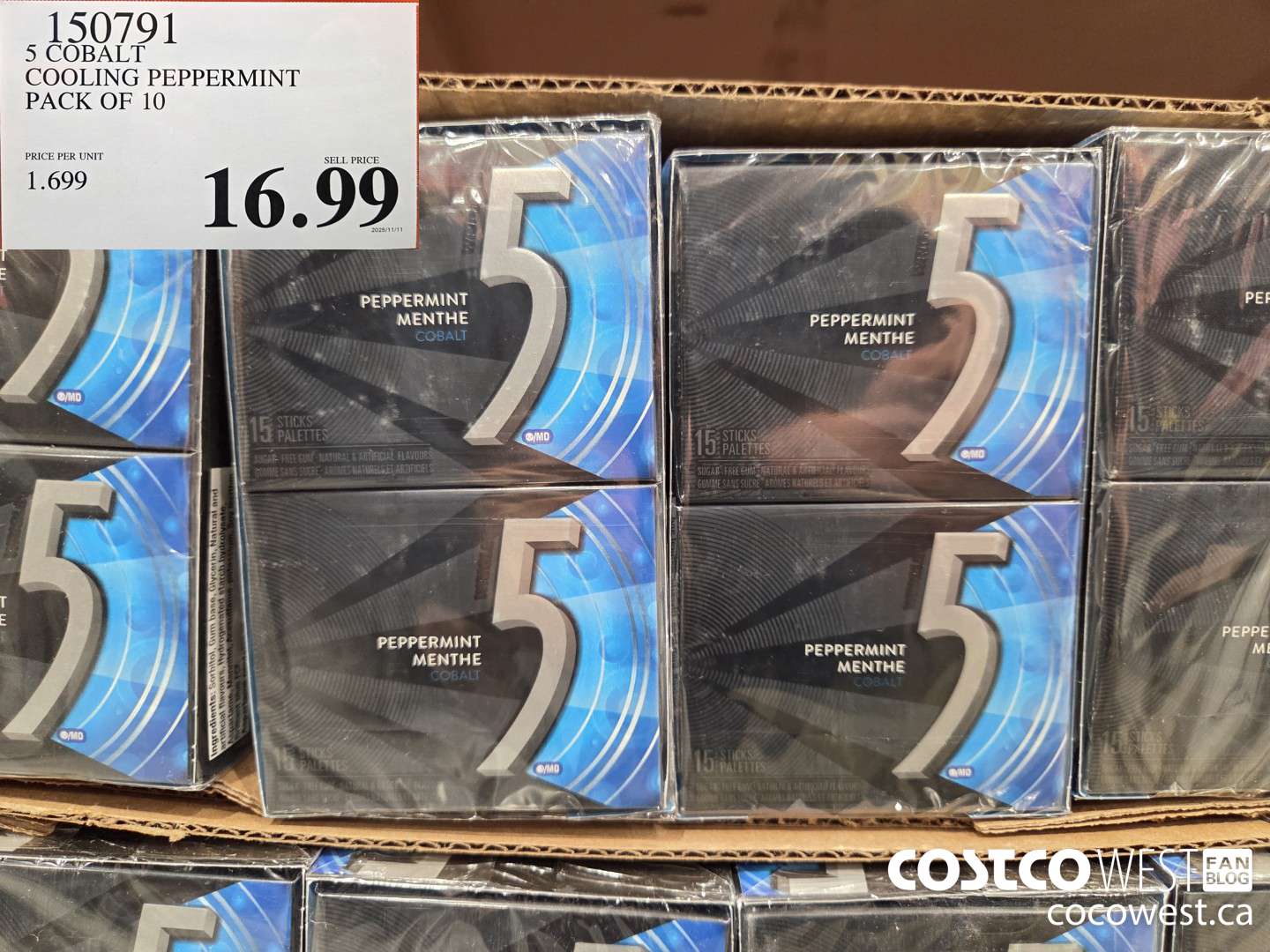 150791 5 COBALT COOKING PEPPERMINT PACK OF 10 $16.99