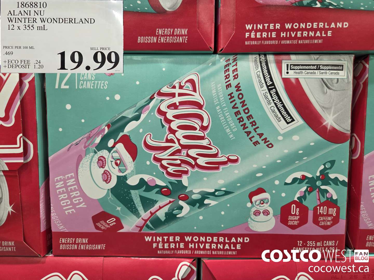 1868810 ALANI NU WINTER WONDERLAND 12 X 355ML $19.99