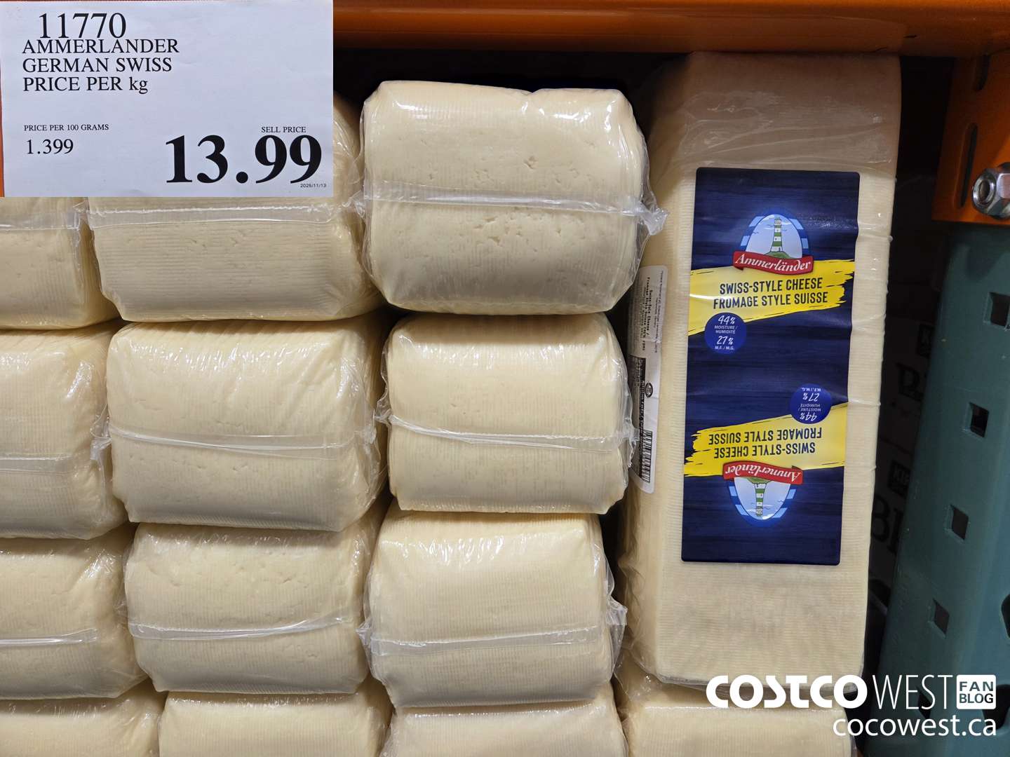 11770 AMMERLANDER GERMAN SWISS PRICE PER kg $13.99