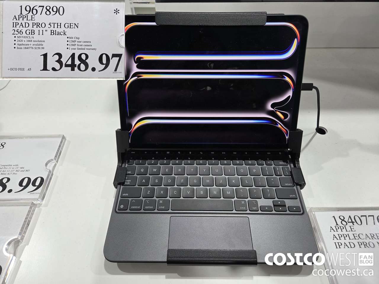 1967890 APPLE IPAD PRO 5TH GEN 256GB 11IN BLACK $1348.97