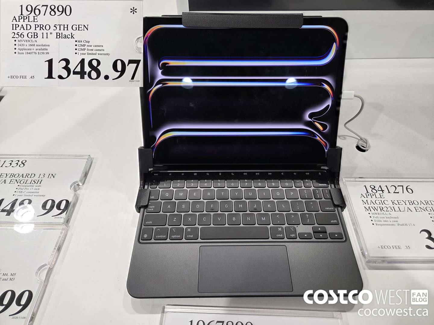 1967890 APPLE IPAD PRO 5TH GEN 256GB 11IN BLACK $1348.97