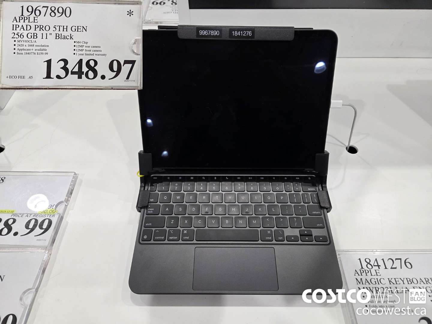 1967890 APPLE IPAD PRO 5TH GEN 256GB 11IN BLACK $1348.97