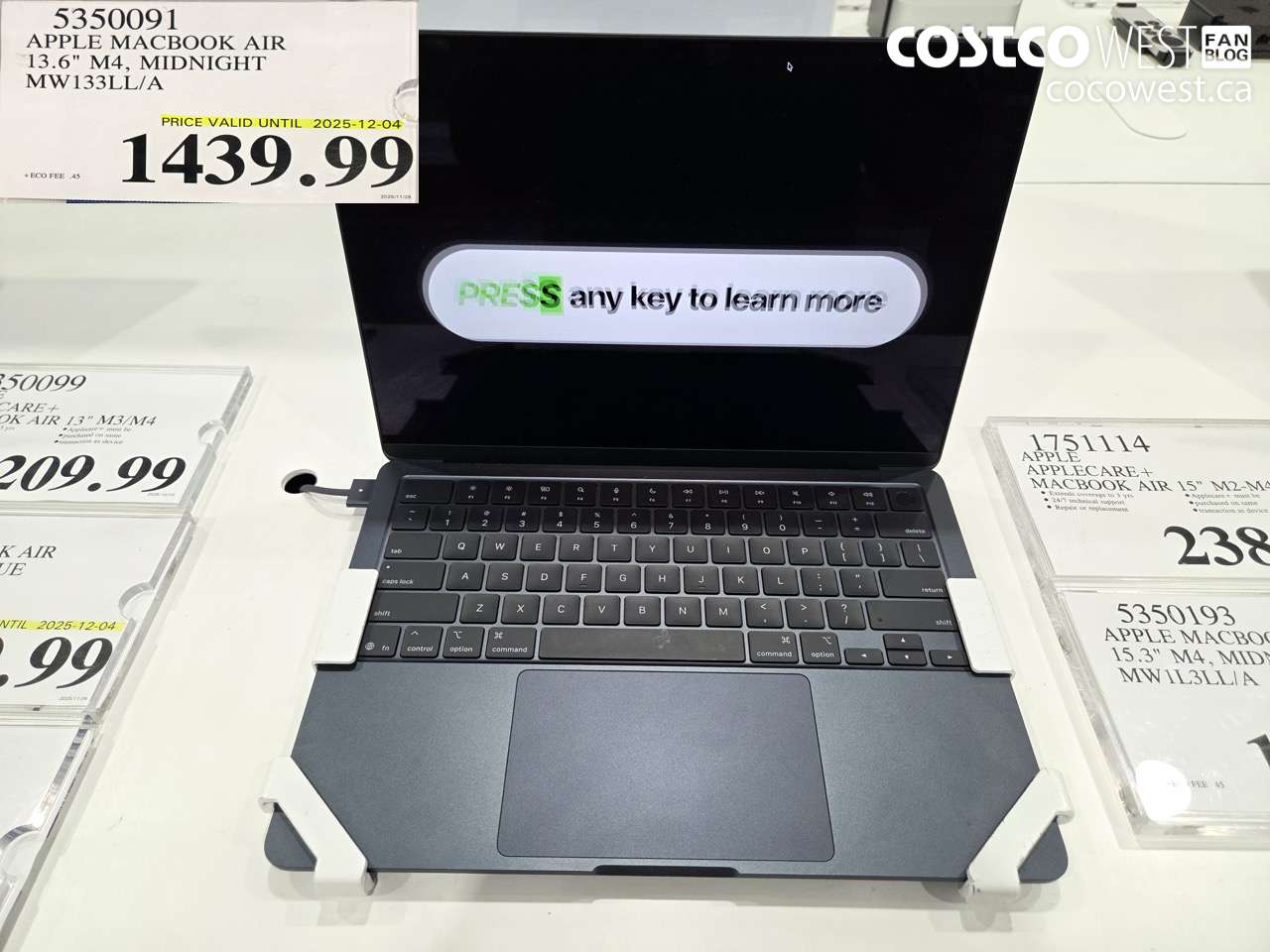 5350091 APPLE MACBOOK AIR 13.6