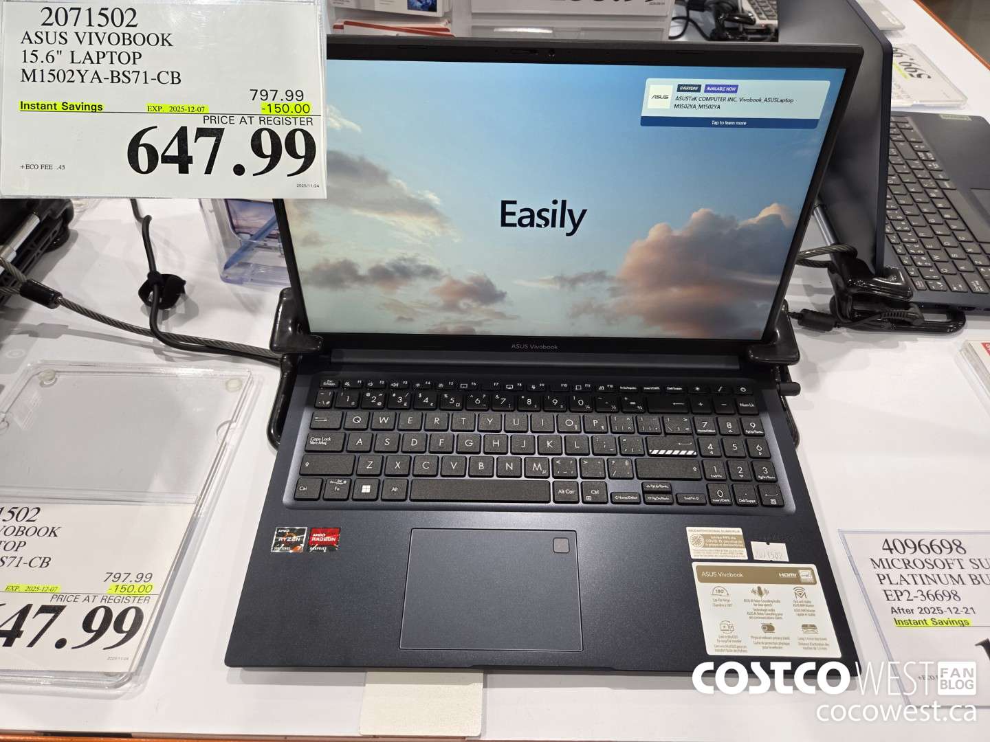 2071502 ASUS VIVOBOOK 15.6