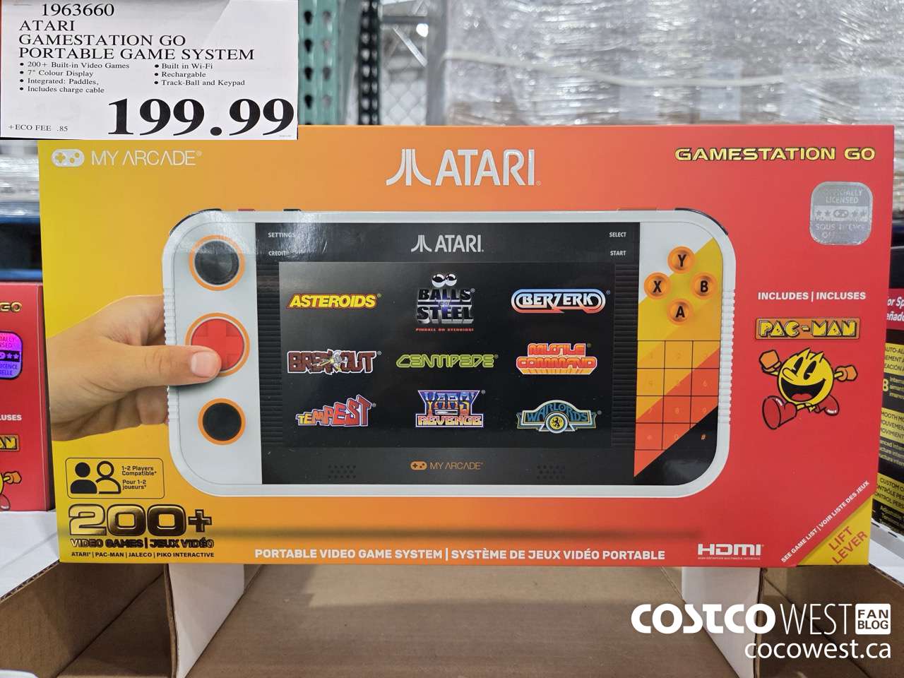 1963660 ATARI GAMESTATION GO PORTABLE GAME SYSTEM $199.99