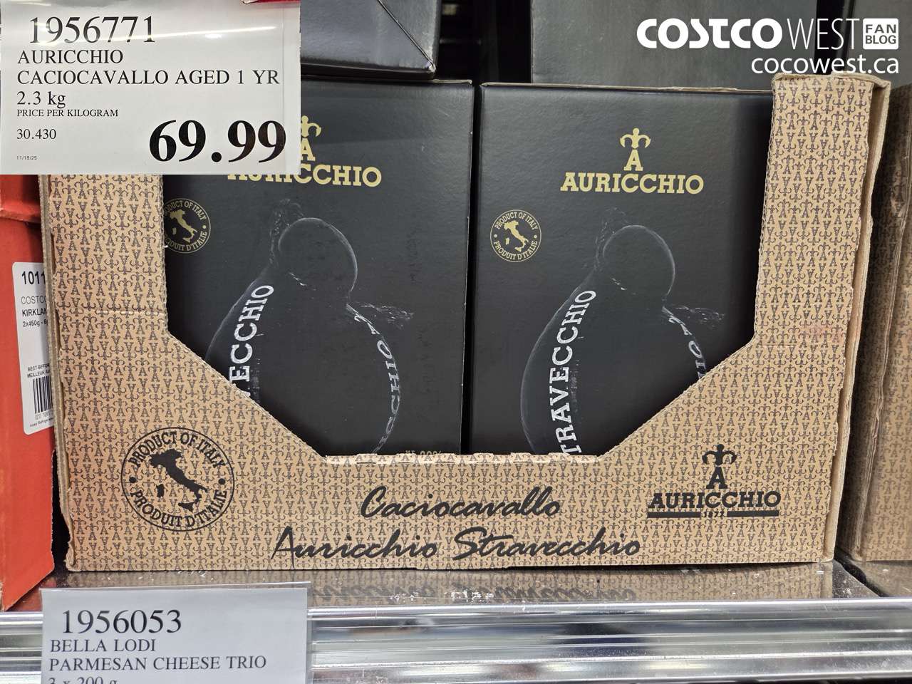 1956771 AURICCHIO CACIOCAVALLO AGED 1 YR 2.3 kg $69.99