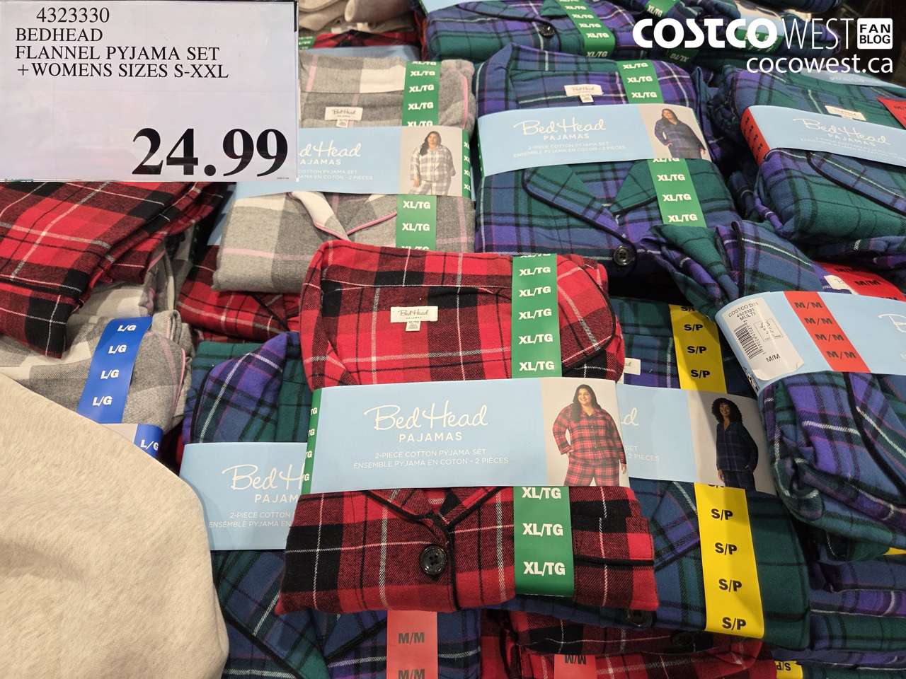 4323330 BEDHEAD FLANNEL PYJAMA SET LADIES SIZES L-XXL $24.99