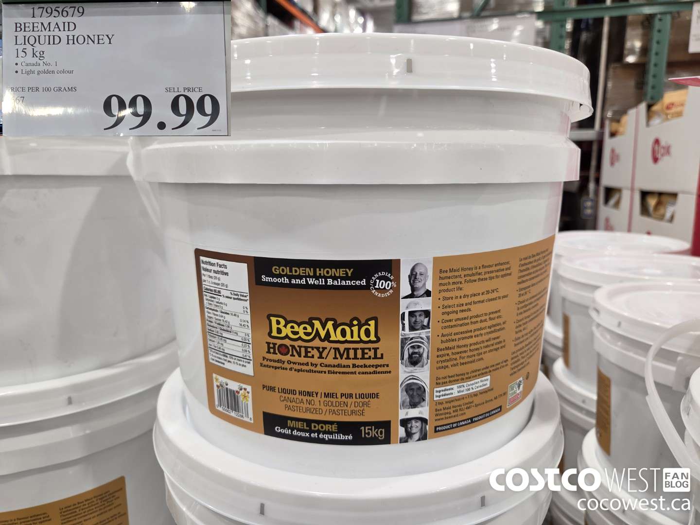 1795679 BEEMAID LIQUID HONEY 15 kg $99.99