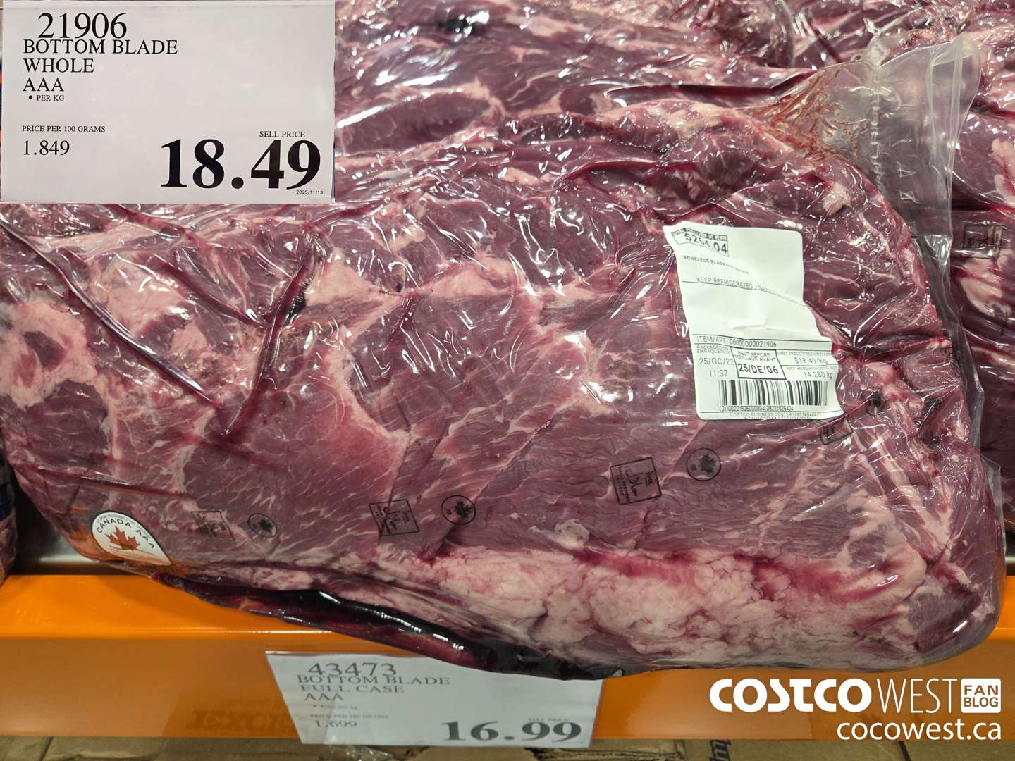 21906 BOTTOM BLADE WHOLE AAA $18.49