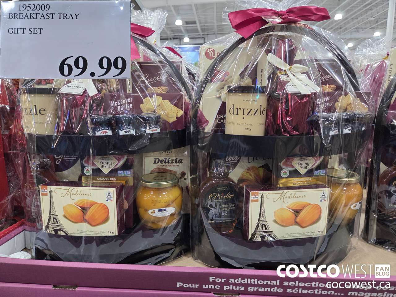 1952009 BREAKFAST TRAY GIFT SET $69.99