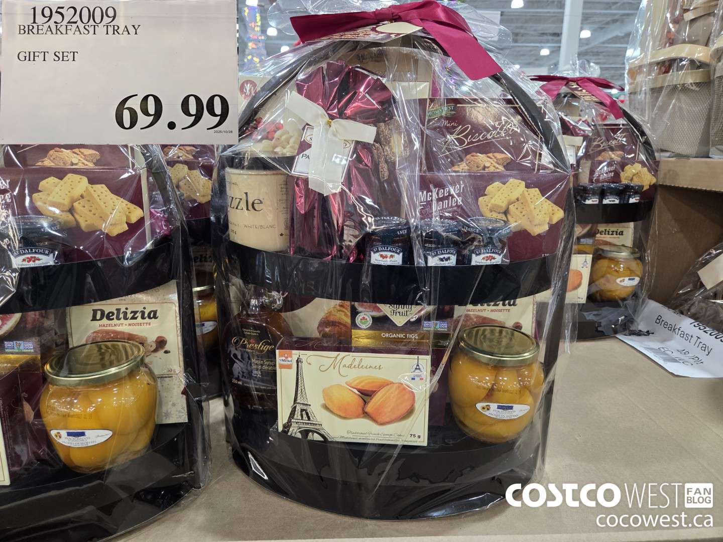 1952009 BREAKFAST TRAY GIFT SET $69.99