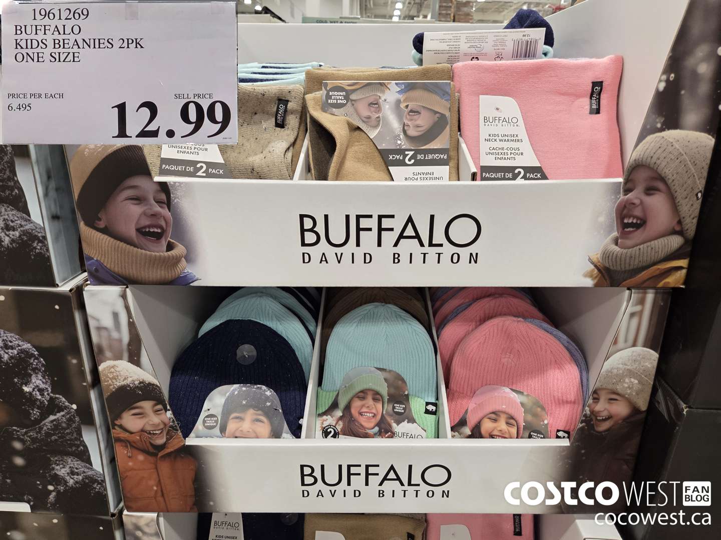 1961269 BUFFALO KIDS BEANIES 2PK ONE SIZE $12.99